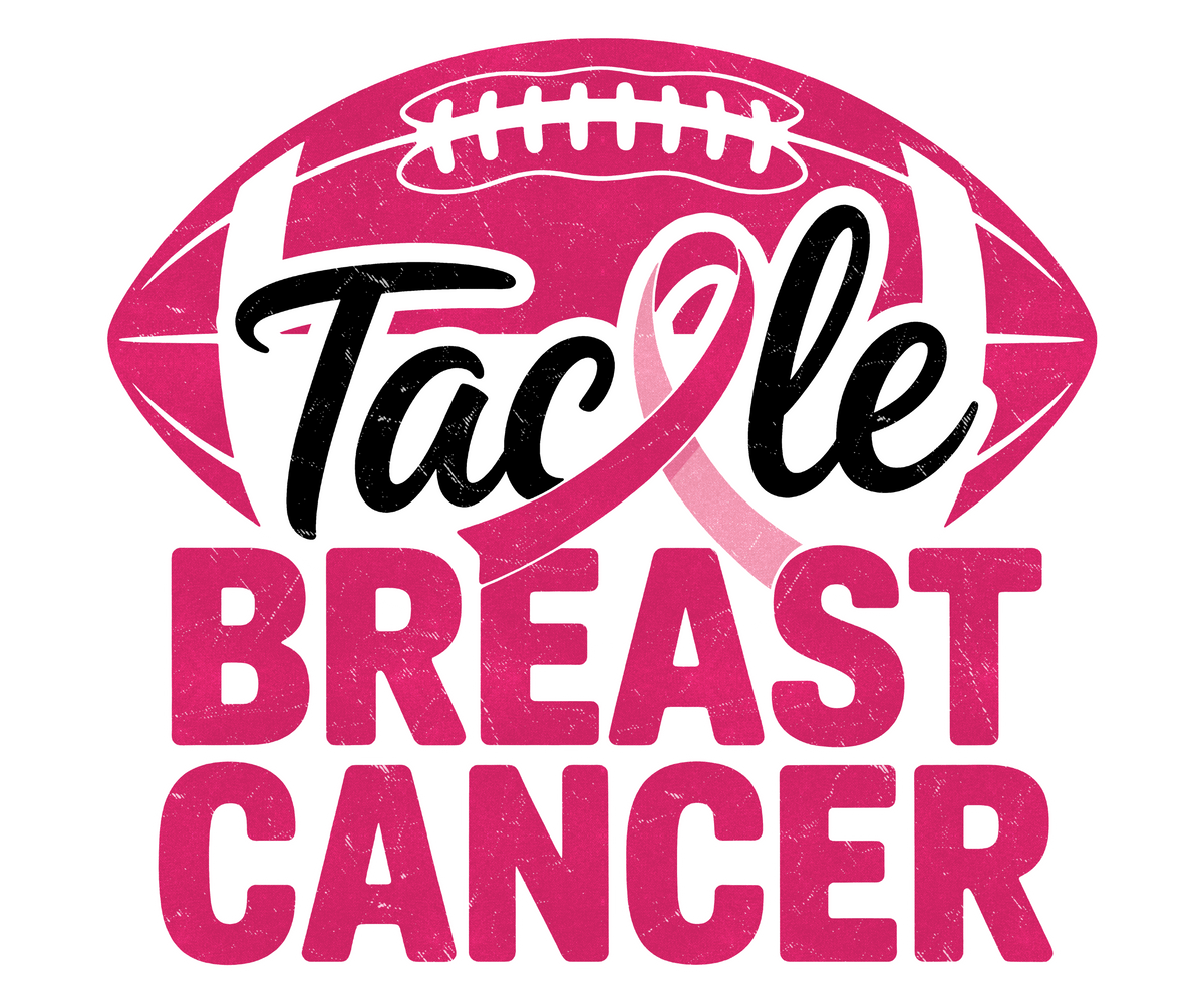 Breast Cancer Football T-Shirts