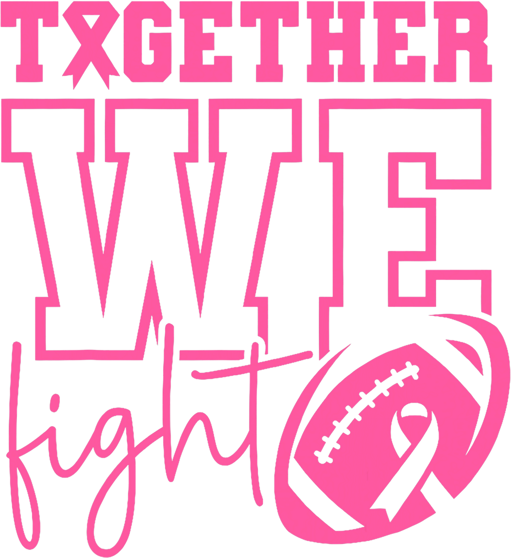 Breast Cancer Football T-Shirts